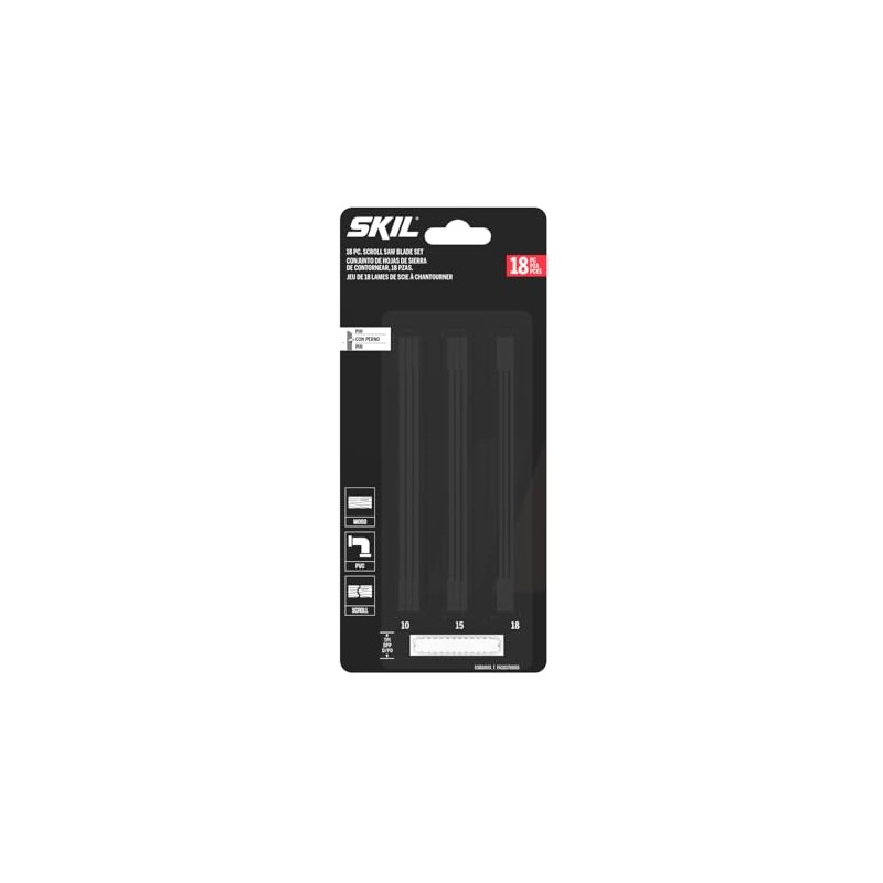 SKIL 18pc. Scroll Saw Blade Set-SSB0001