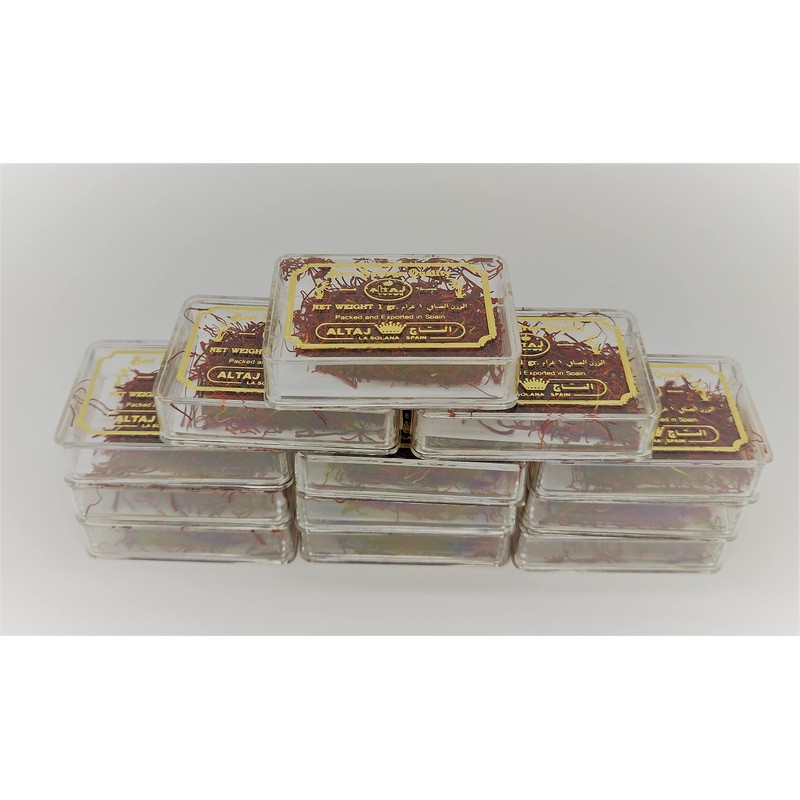 Coupe Quality Saffron strands 12 pack of 1g