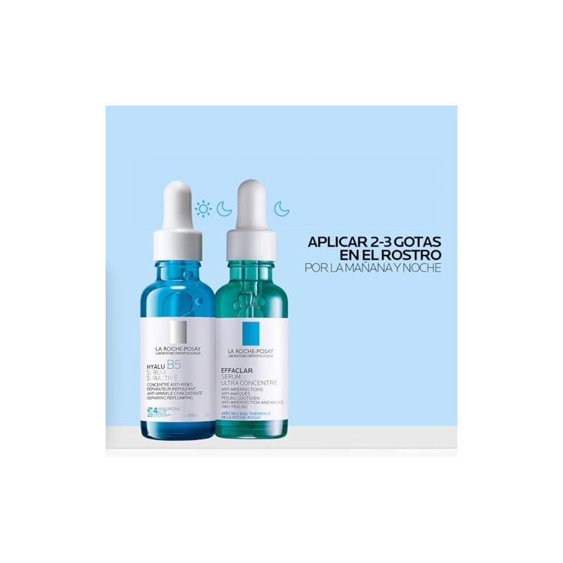 Kit Roche Posay Rutina Hidratante Anti Marcas Hyalu Suractivated Serum