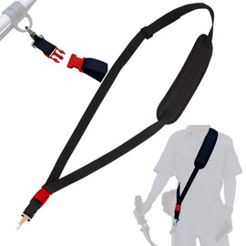 Be:striata One-Touch Belt, Lawn Trimmer, Removable, Harness, One-Shoulder, red