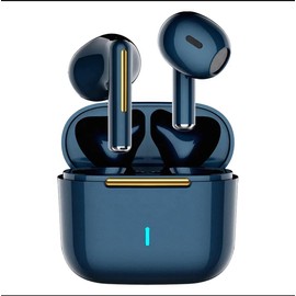 Wireless Bluetooth Earbuds with Wireless Charging Case and Voice Assistant, Built in Microphone, Water Resistant