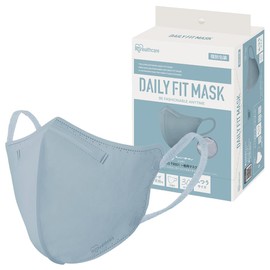 Iris Ohyama RK-F30SXF 3D Mask, Bubbles, Regular Size, Individually Packaged, Non-Woven Mask, Does Not Hurt Your Ears