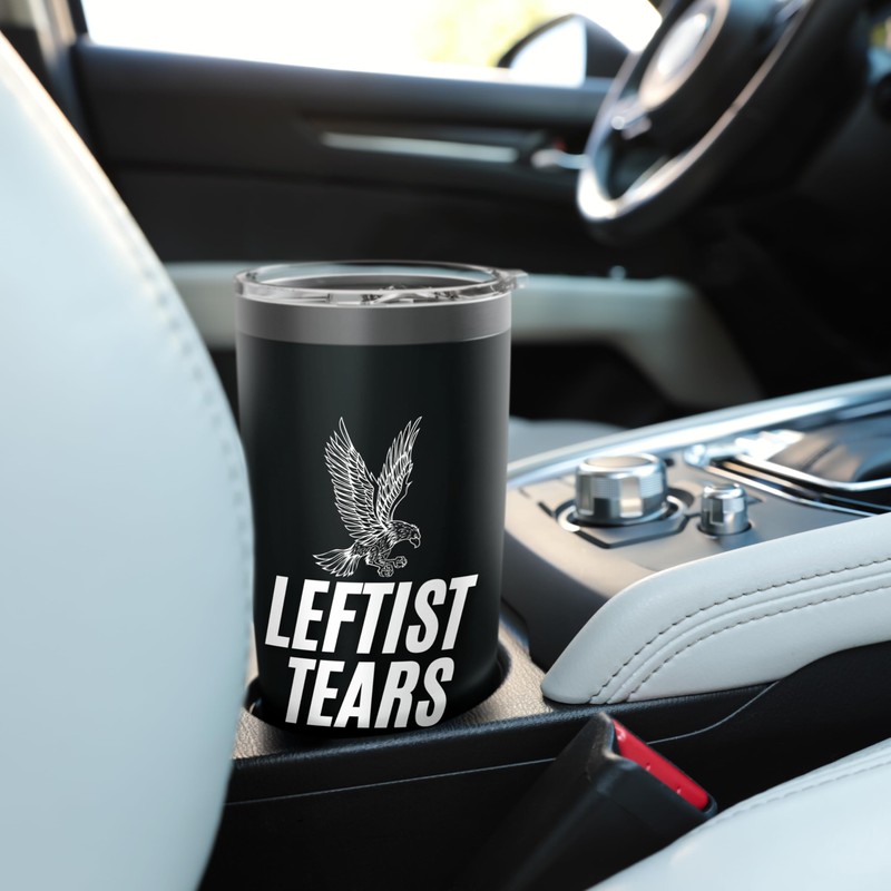 Leftist Tears Funny Conservative American Stainless Steel Insulated Tumbler