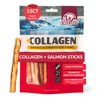 Wild Eats Real Salmon Collagen Sticks for Dogs, (15ct, 1cm