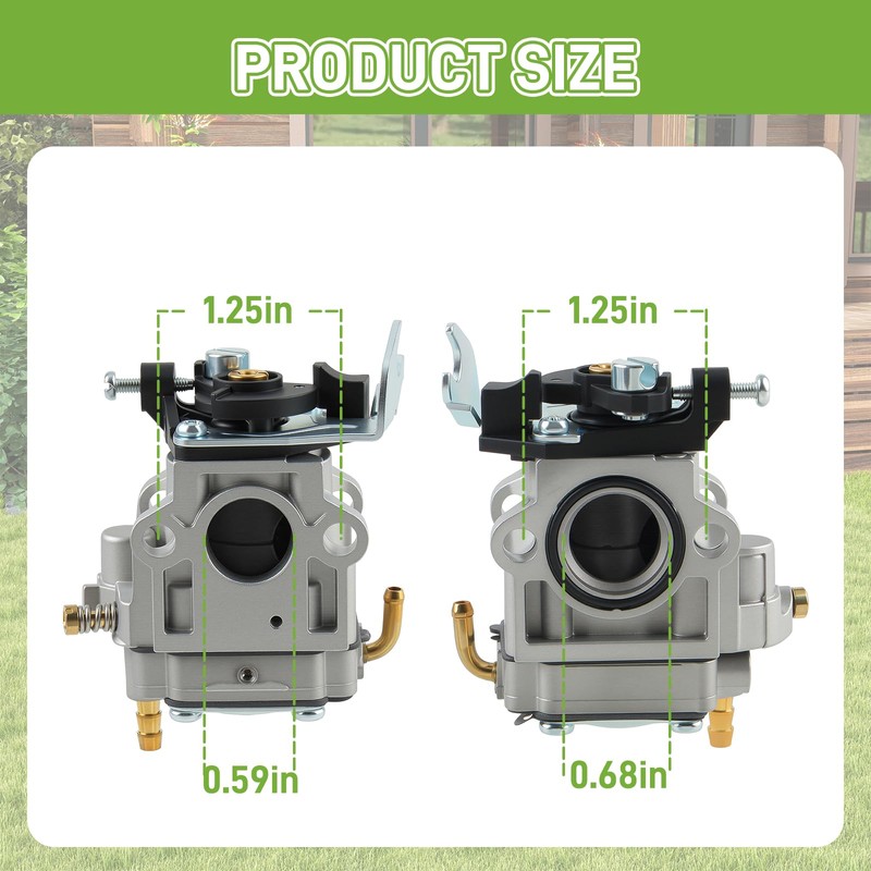 partszen 531147180 Carburetor Kit for Husqvarna 150BT 345BT Blower 2022-Present
