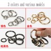 40mm Inner Diameter Spring O-Ring Round Lock Buckle 1.57 Inch
