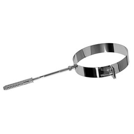 Stainless Steel Wall Bracket with Screw Chimney Liner Clip Flue Liner Clamp Holder Multi Fuel Stove Support KJ19 (130mm)