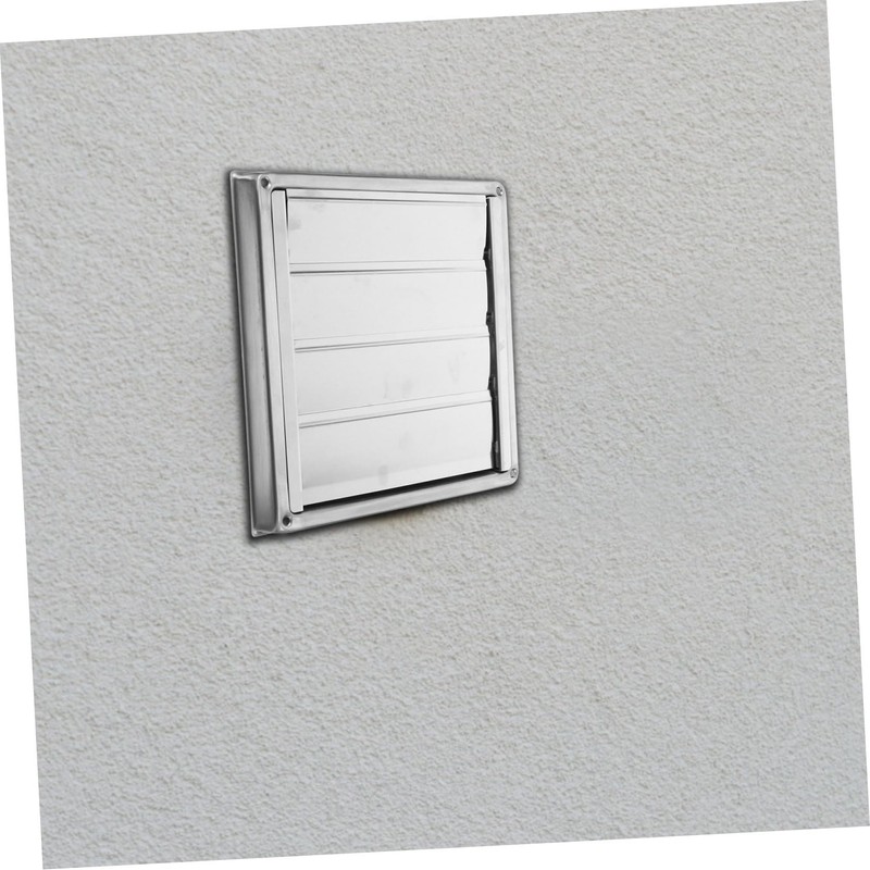 TEHAUX 1 Set Stainless Steel Exhaust Vent Hood Durable Wall