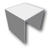 EPOSGEAR Nesting Plinths Acrylic Plastic Retail Riser Tiered Counter Display