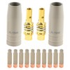 14Pcs 0.8mm KP1939-1 15AK Mig Welding Torch Nozzle Tips Kit