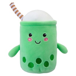 VFM - Tea Boba Tea Soft Toy Food Themed Cute Plush Cuddly Fluffy Stuffed Toy Plush Toy Cute Stuffed Plushie, Gifts for Birthday, Valentine's Day Chirstmas - 16cm Multi-Coloured