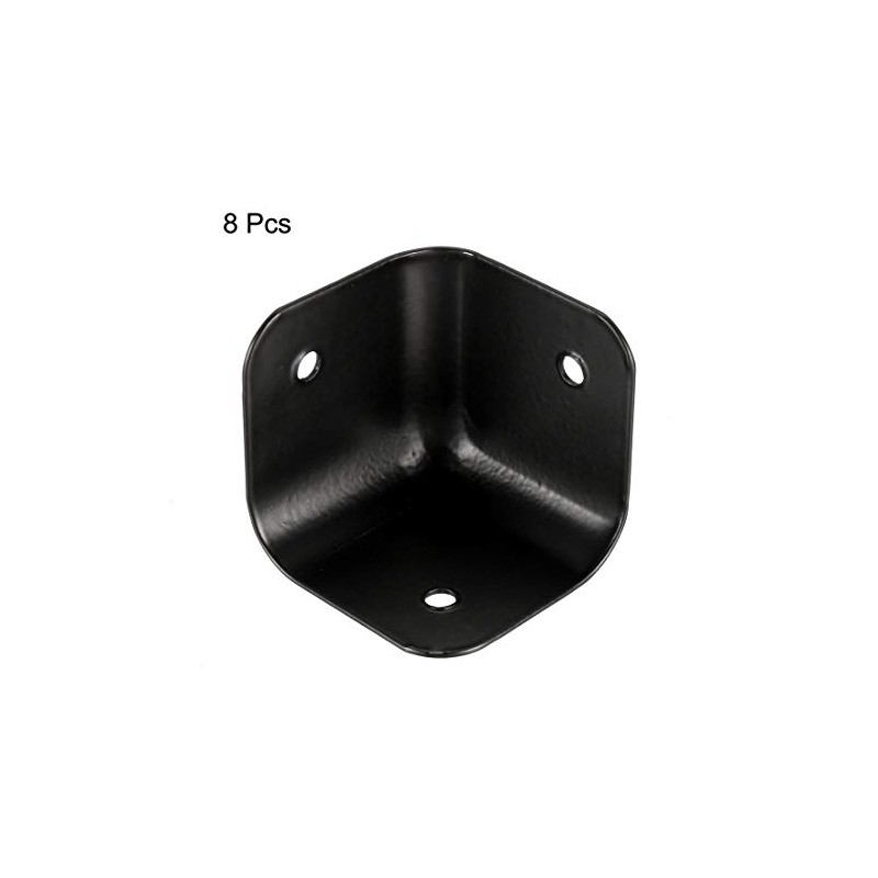 sourcing map 8pcs Box Case Corner Protection Edge Protection Metal