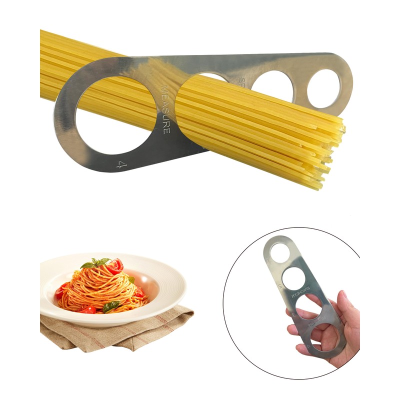 Stainless Steel Spaghetti Measurer Tool YQBOOM 2Pcs Pasta Portion Tool