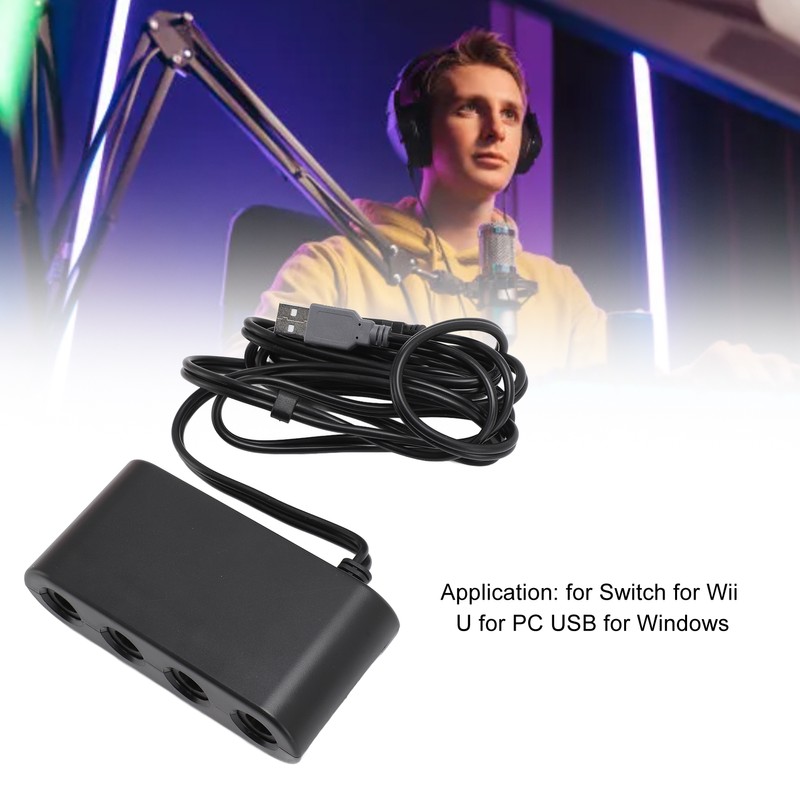 Controller Adapter Compatible for Switch for WII U USB Controller