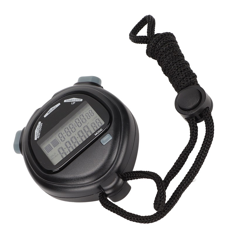 Electronic Stopwatch Multifunctional 2 Lines Show Digital Sports Timer for