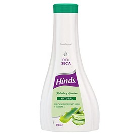 HINDS  Crema Corporal Natural, 750 ml  Enriquecida con Hinds Hidratine, Sbila y Vitamina A  Ideal para piel seca.