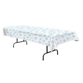 Beistle Snowflake Plastic Tablecover