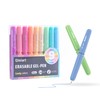 languo Erasable Gel Pens, 0.6mm Fine Point Twist Retractable Erasable