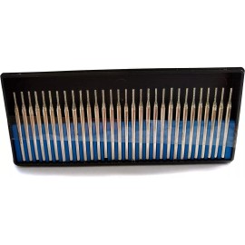 DRILAX 1mm Diamond Drill Bit Jewelry Beach Sea Glass Shells Gemstones 1/24 Inch Tip Bur