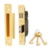 TSS British Standard Mortice Sash Lock 2.5" (68mm) Brass with
