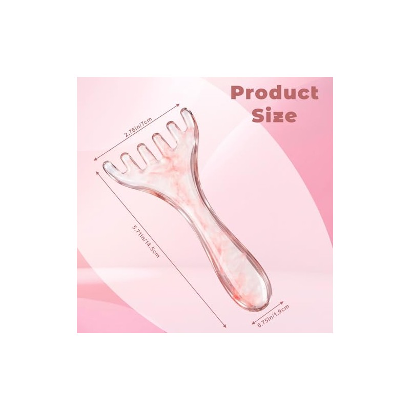 ElevateTech Scalp Massager Handheld Comb, 2 Pcs Head Massager Scalp