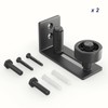 SMARTSTANDARD Sliding Barn Door Floor Guide for Bottom Adjustable Roller