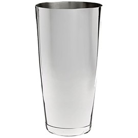Tablecraft 28 oz One-Piece Stainless Steel Bar Shaker [Set of 12]
