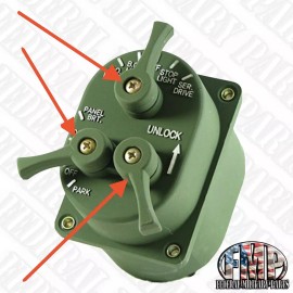 BIG MIKES MOTOR POOL One New Military Headlight Switch Lever Only M37 M998 M35 M813 M35a2 Humvee M925