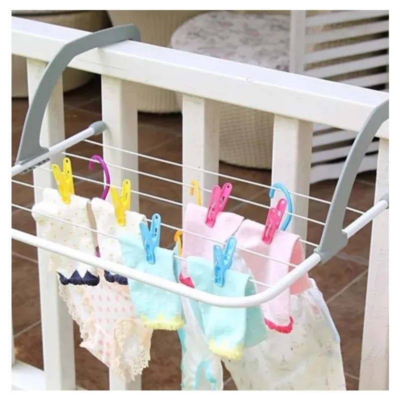 Kuk Tendedero Para Ventana Balcón O Barandal Secado De Ropa
