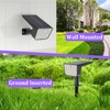 Solar Spot Lights Outdoor Motion Sensor: 2 Pack Solar Outdoor