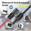 JXMXRPV Solar Cable Extension 33Ft 10AWG, Solar Wire with Tool-Free