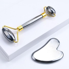 Terahertz Face Guasha Massager Massager Roller Guasha Only + Gift Box