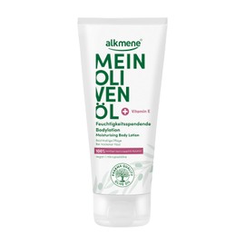 alkmene Bodylotion trockene Haut 200 ml - 100% bestätigen Spannungsgefühl Reduktion - Body Lotion Damen & Herren mit Olivenöl - Feuchtigkeitslotion vegan - Körperlotion für sehr trockene Haut