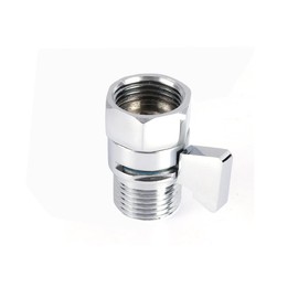 Tiardey G1/2inch Full Brass Shower Head Flow Control and Shut OFF Valve for Shower Head, Hand Shower or Bidet Sprayer etc
