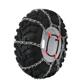 Grizzlar GTU-407 Garden Tractor 4 Link Ladder Alloy Tire Chains Tensioner included 18x8.50-10 18x8.50-8 18x8x12.125 18x9.50-8 9x9.50-8