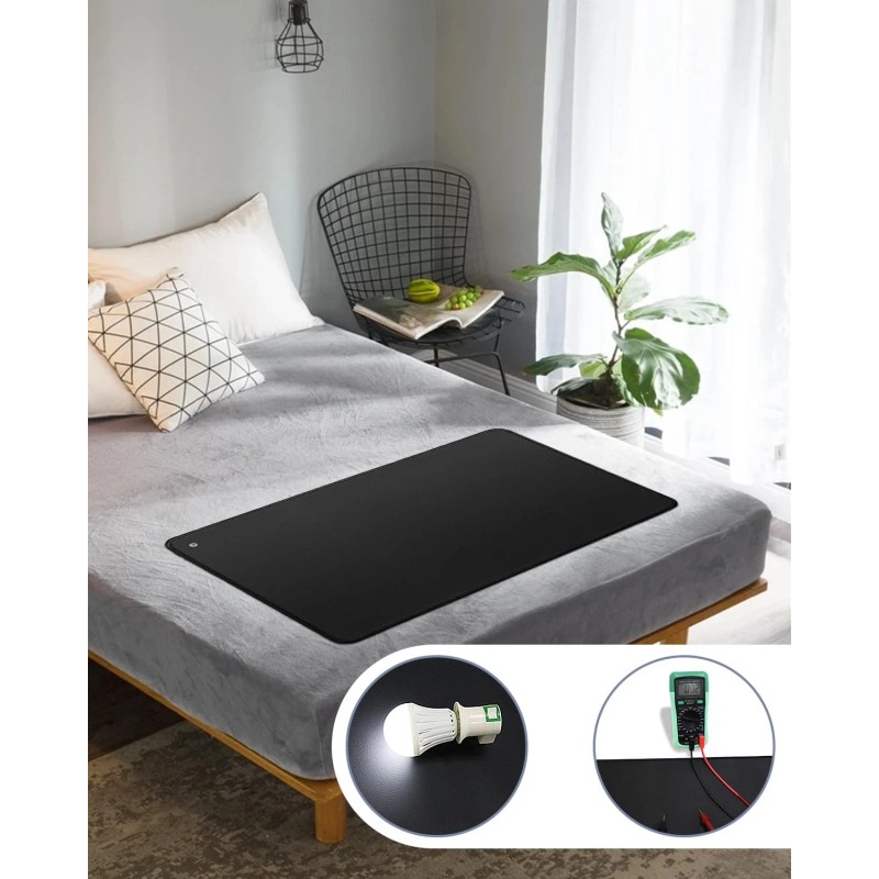 Couslewi Grounding Mat Kit (2 Packs), 2 Grounding Pads with