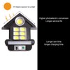 Solar Street Light House Shape ABS LED Motion Sensing Solar