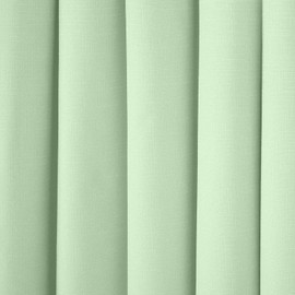 ECLIPSE Kendall Modern Blackout Thermal Rod Pocket Window Curtain for Bedroom or Living Room (1 Panel), 42 in x 84 in, White