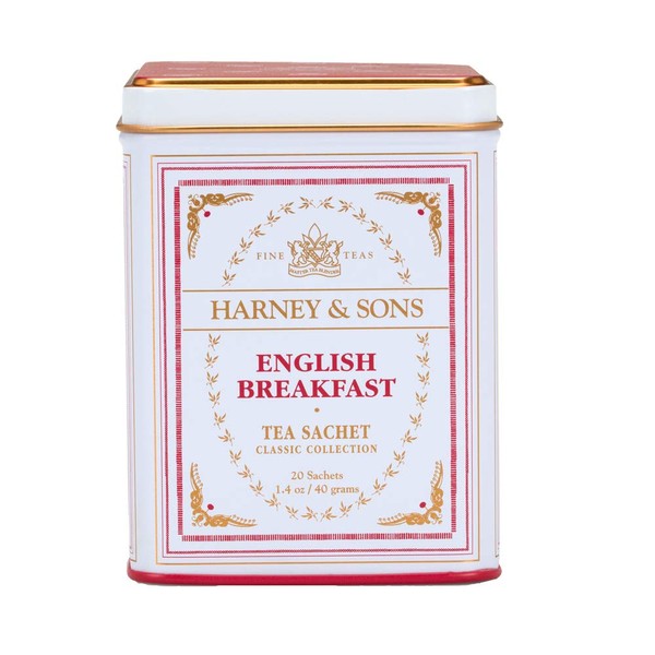 Harney & Sons Black Tea, English Breakfast, 20 Sachets