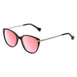 Calabria Greer Cat Eye Pink Tint FL-41 Reading Glasses +3.50 Shiny Black Women Blue Light Sensitivity Migraine FL41 Readers