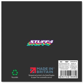 20th Birthday Cards for Men Women - Funky Rainbow Dots - Happy Birthday Card for 20 Year Old Man Woman Granddaughter Nephew Friend Sister, 5.7 Inch Bday Greeting Cards