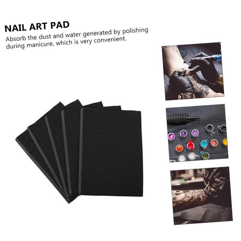 Healeved Nail Art Desk Mat 125pcs Manicure Tablecloth Disposable Paper