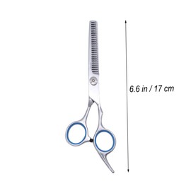 minkissy Professional Barber Scissors Hair Cutting Tool Stainless Steel Smooth Cutting Ergonomic Hairdressing Shears
