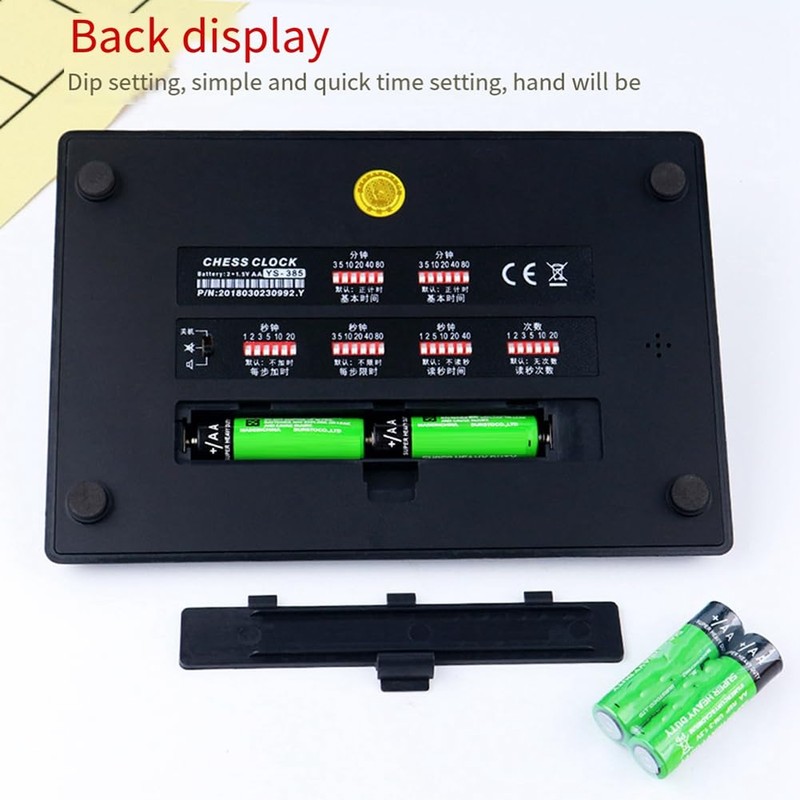 Roarrter Digital Board Game Stopwatch Chess Clock -385 Professional Chess