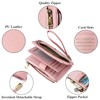 SENDEFN Purses for Women, Medium Size, Triple Foldable Leather Purse,