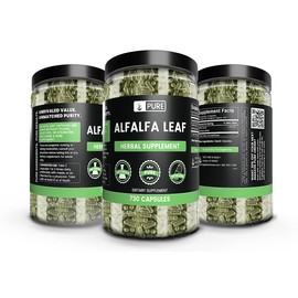 Pure Original Ingredients Alfalfa Leaf (730 Capsules) No Magnesium Or Rice Fillers, Always Pure, Lab Verified