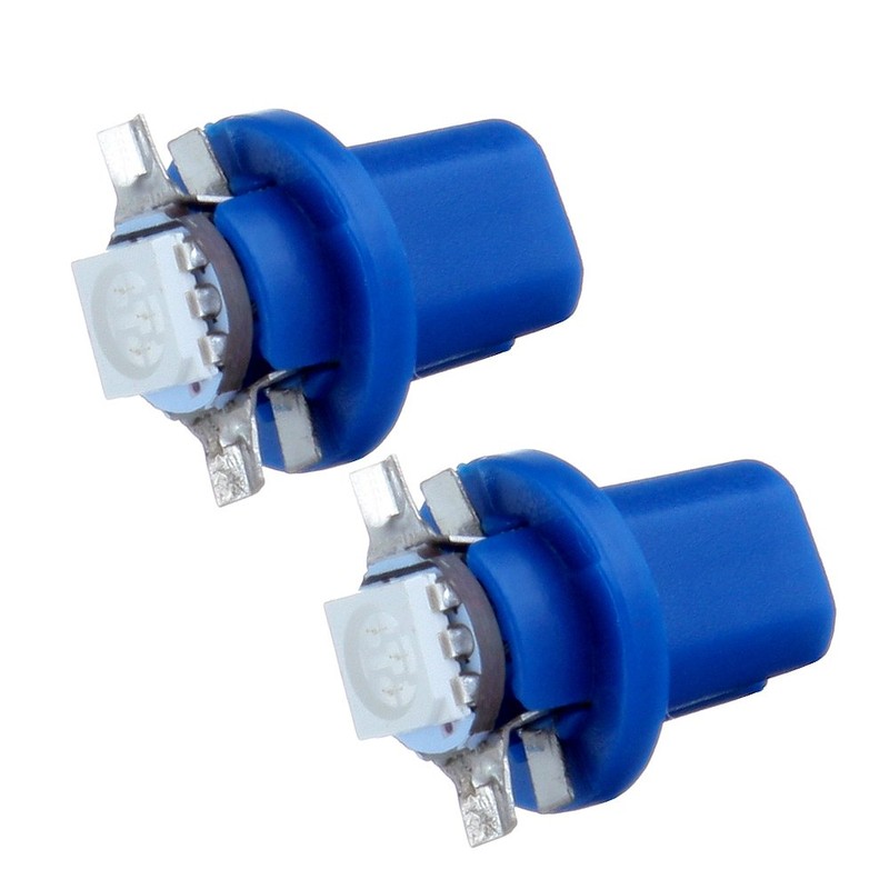 cciyu 20x B8.5D 1SMD 5050 Car Blue LED Instrument Indicator