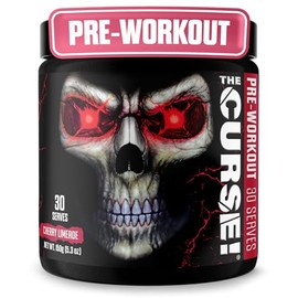 JNX SPORTS The Curse Pre Workout Powder for Men  Women, Caffeine, Beta-Alanine, Creatine, L-Citrulline, 30 Servings, Cherry Limeade Flavor  Boost...  