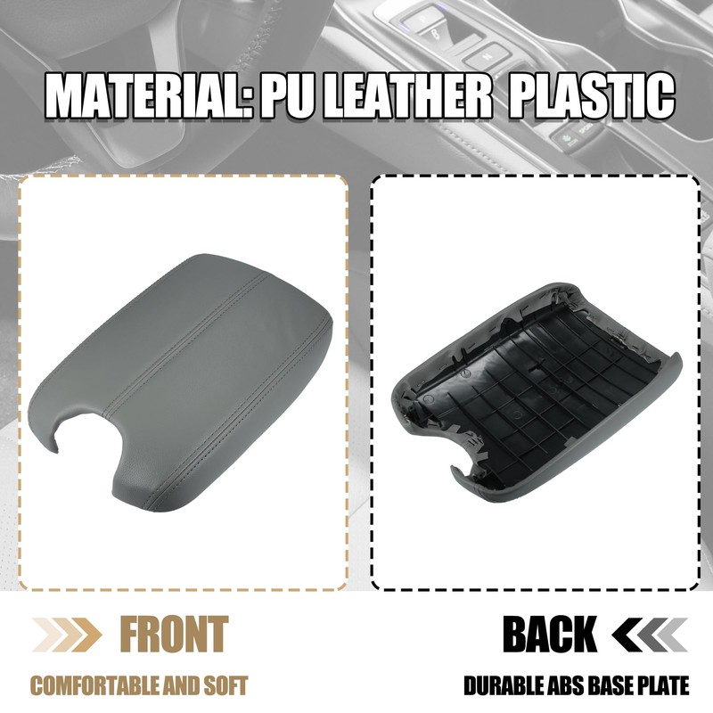 X AUTOHAUX 1 Set Car Center Console Cover Front Door