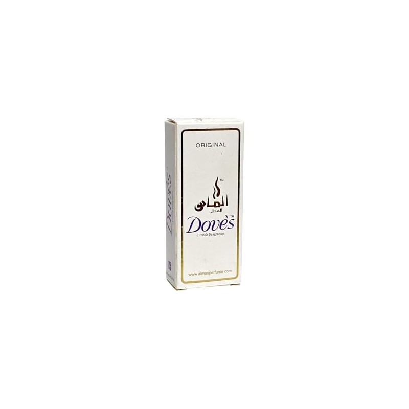 Almas Doves Original French Fragrance Roll-On Perfume, Alcohol-Free, 6ml (1)
